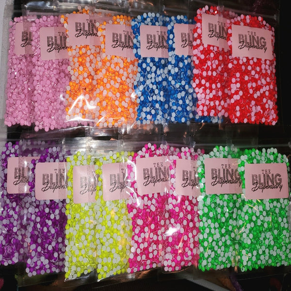 Neon Glass Bling Box SS20/5MM