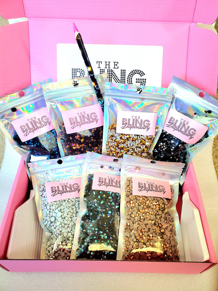 Jelly AB Resin Rhinestone Kit (3mm-6mm sizes)