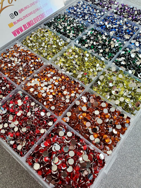 Resin Rainbow Bling Box Rhinestone Kit