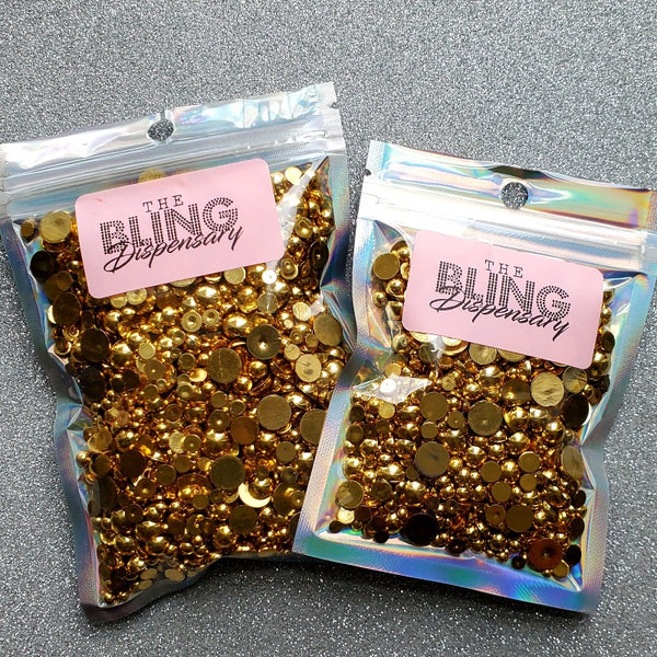 Gold pearls mix 50 grams and 100 grams