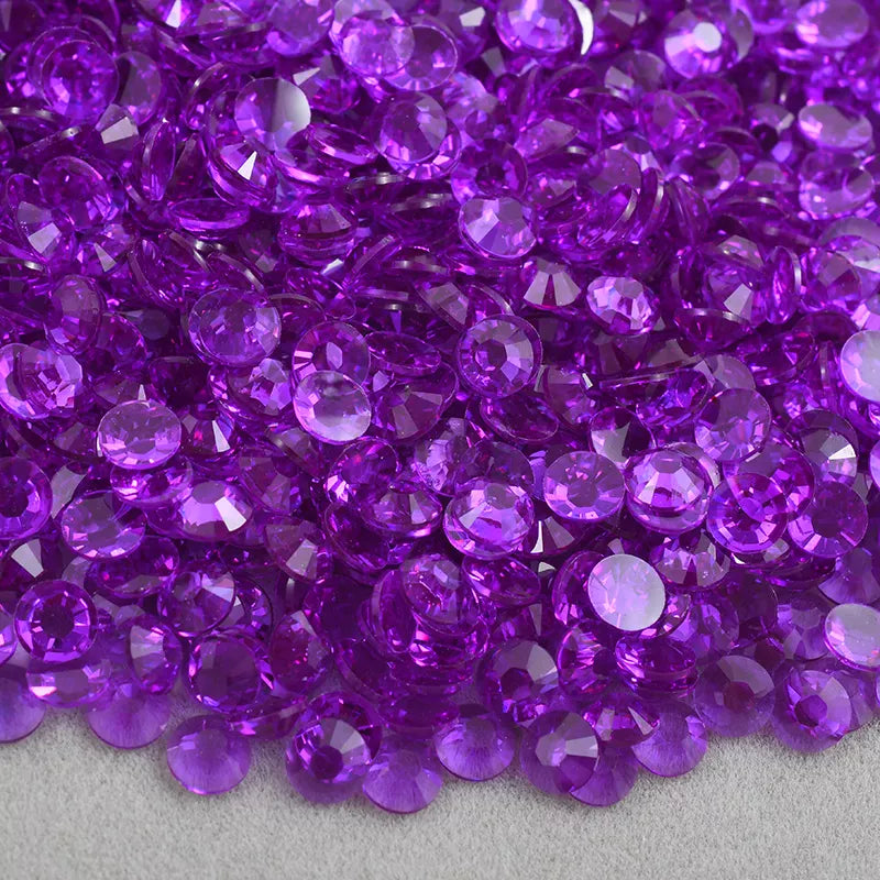Dark Purple Amethyst Rhinestone Mix