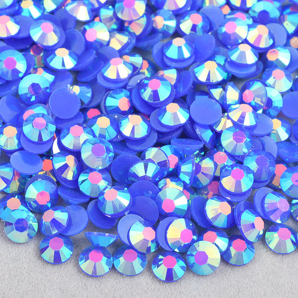 BULK ONE SIZE RESIN/JELLY Rhinestone Non-Hotfix