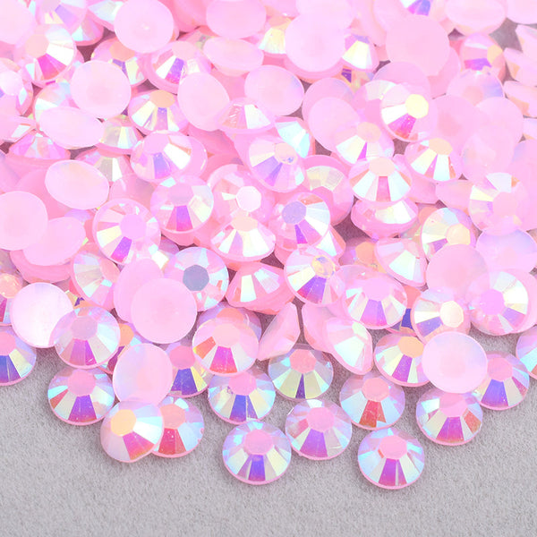 BULK ONE SIZE RESIN/JELLY Rhinestone Non-Hotfix
