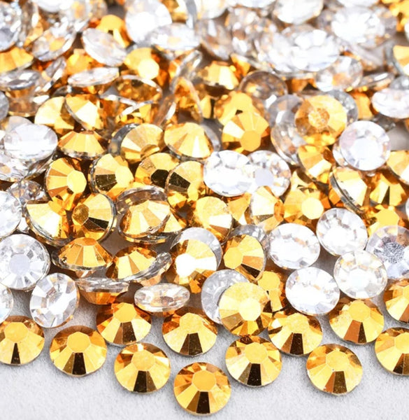 BULK ONE SIZE RESIN/JELLY Rhinestone Non-Hotfix