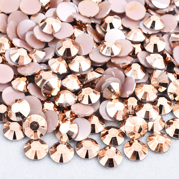 rose gold jelly rhinestones