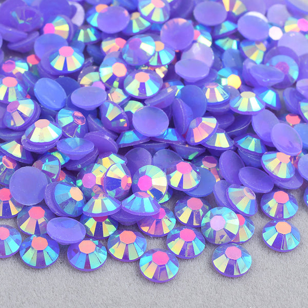 BULK ONE SIZE RESIN/JELLY Rhinestone Non-Hotfix