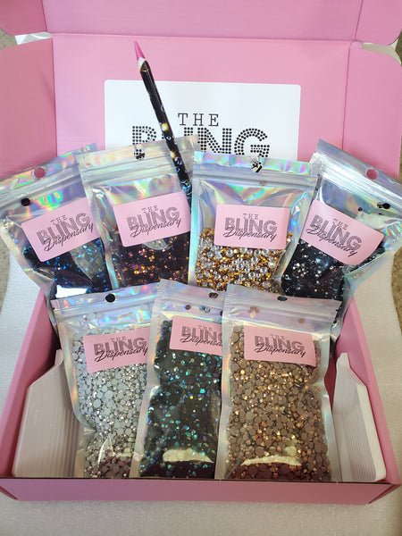 Mini Bling Box CUSTOM Resin Rhinestone Kit Fast FREE SHIPPING 