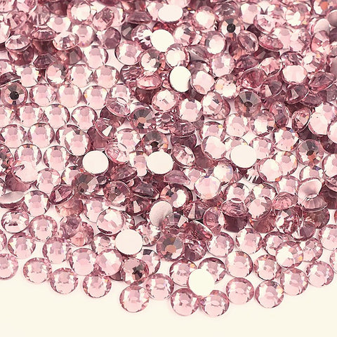 Lt Amethyst Glass Rhinestones