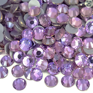 air violet glass rhinestones