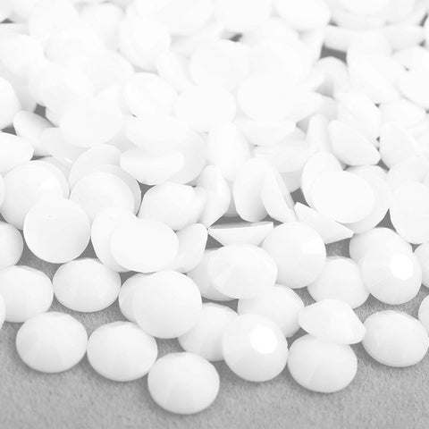 solid white jelly rhinestones
