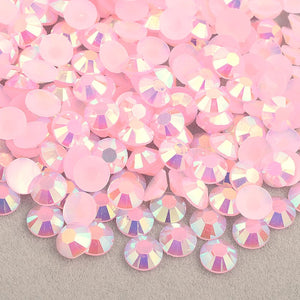 bubble gum pink jelly rhinestones