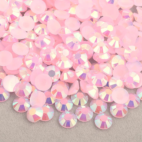 bubble gum pink jelly rhinestones