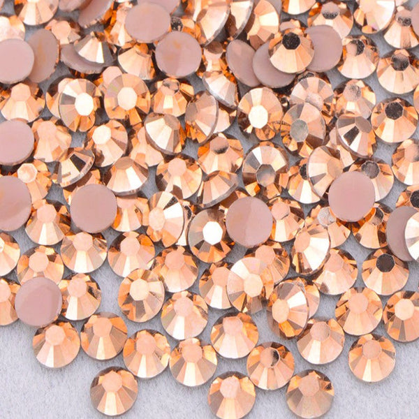 Golden Rose Jelly Rhinestones