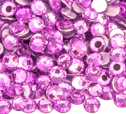 Lavender Glass Rhinestones