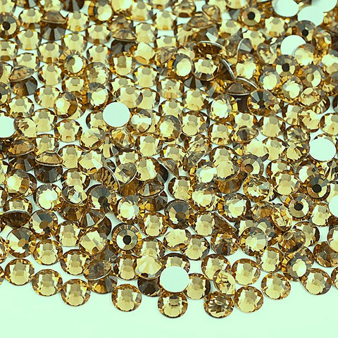 Light colorado topas glass rhinestones