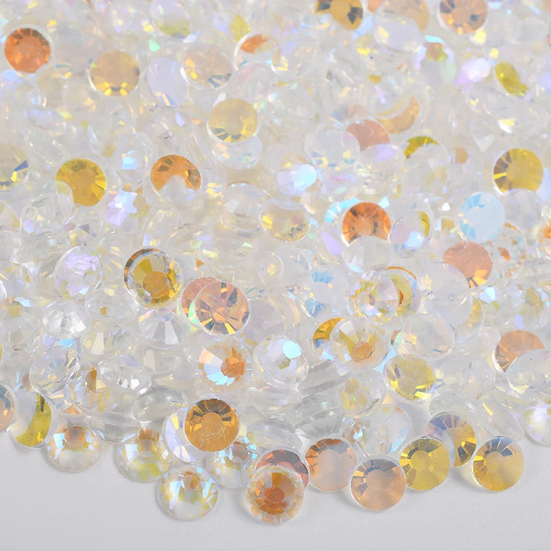 polar light clear glass rhinestones