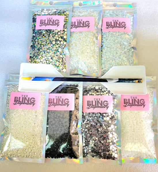 Anything but Basic Resin Rhinestone Kit (2mm-5mm sizes)