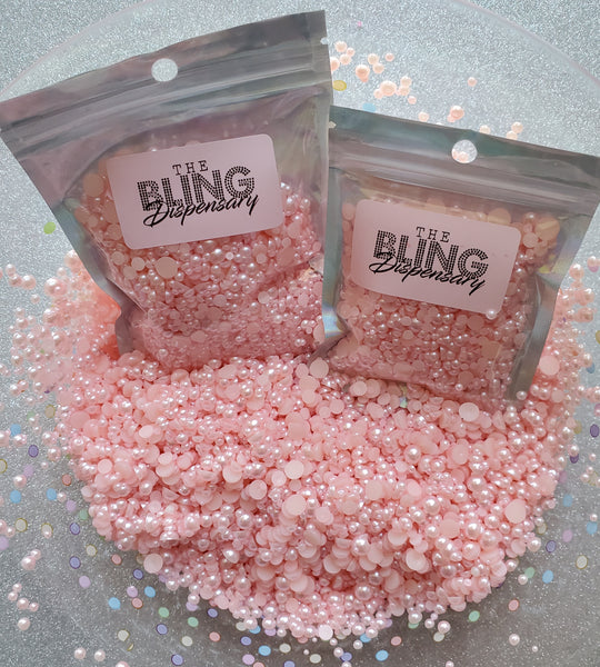 light pink pearls