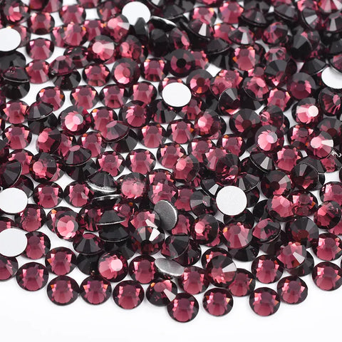 Purple Amethyst Glass Rhinestones