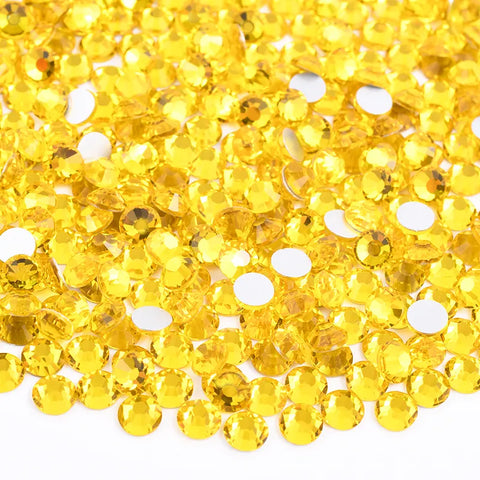 Citrine Glass Rhinestones