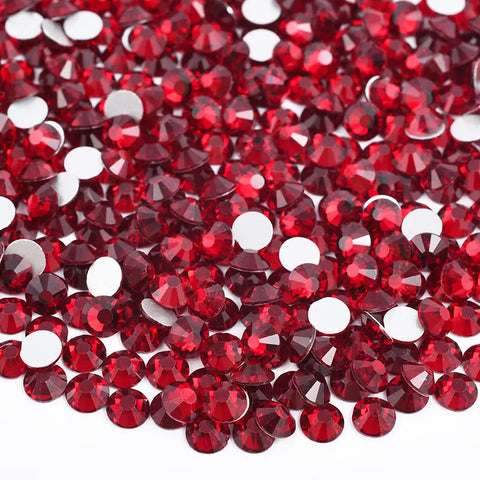 Dark Siam Glass Rhinestones