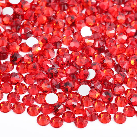 Lt Siam Glass Rhinestones