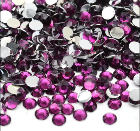 Grape Punch Resin Rhinestones