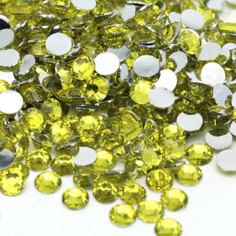 Citrine Resin Rhinestones