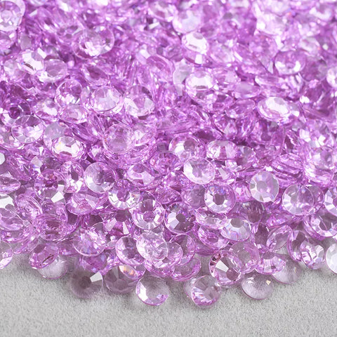 Clear Lt Amethyst Resin Rhinestones