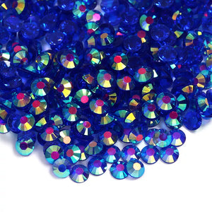 Transparent Sapphire AB Resin Rhinestones