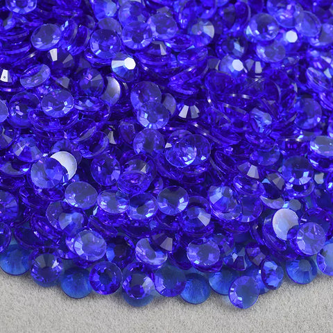 Clear Sapphire Resin Rhinestones