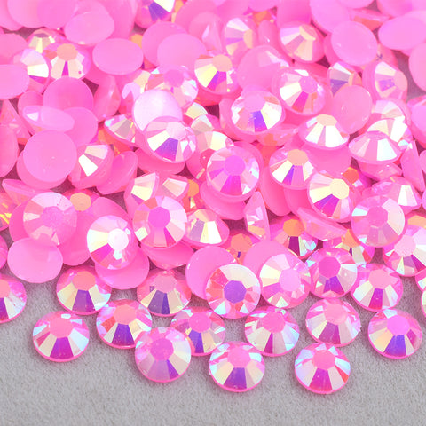 Barbie Pink Resin Jelly Rhinestones