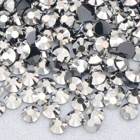 Smokey Silver Jelly Rhinestones