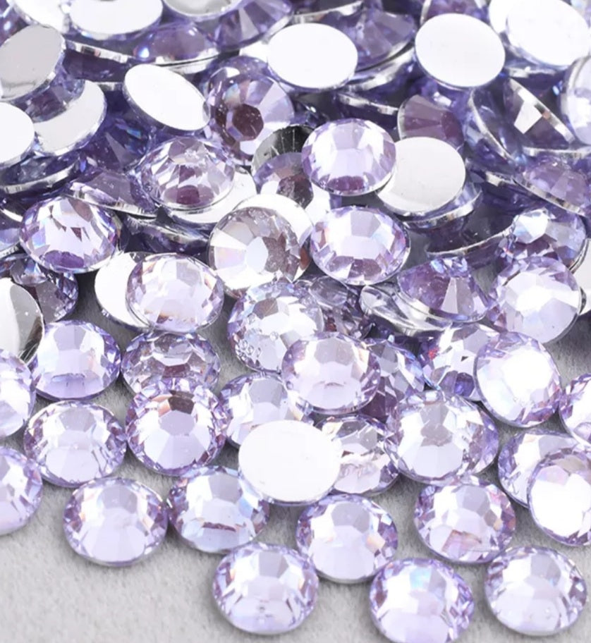 Lt Amethyst Resin Rhinestones