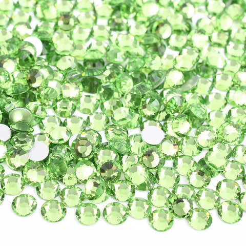 Light Emerald Glass Rhinestones