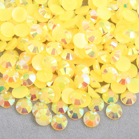 Lemonade Yellow AB Jelly Rhinestones