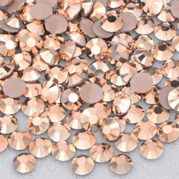 Golden Rose Jelly Rhinestones